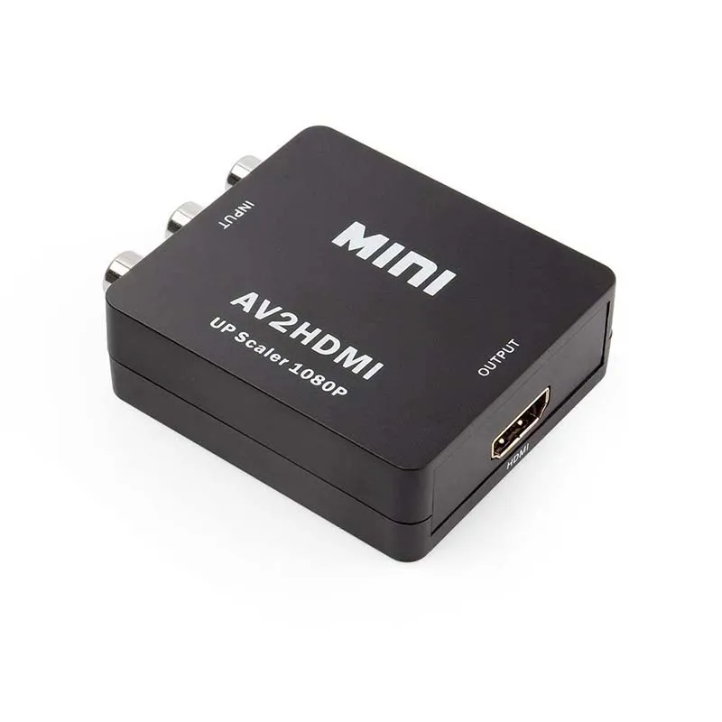 1080P Mini Composite RCA CVBS AV to HDMI Converter Adapter for PS3 Blu-Ray Player VCR DVD HDTV 1080P
1080P Mini Composite RCA CVBS AV to HDMI Converter Adapter for PS3 Blu-Ray Player VCR DVD HDTV 1080P