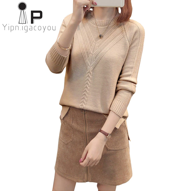 Knitted Sweater Women Pullover Autumn Winter Tops Plus size Loose knitwear Jumper Ladies Sweaters Fashion 2020 Women Warm Tops
Knitted Sweater Women Pullover Autumn Winter Tops Plus size Loose knitwear Jumper Ladies Sweaters Fashion 2020 Women Warm Tops