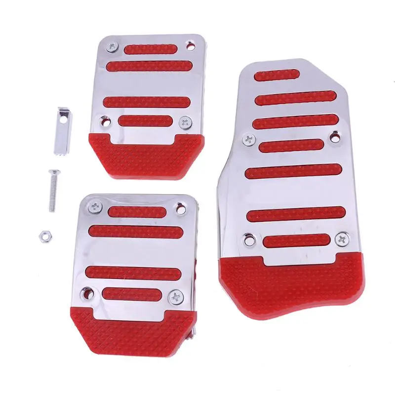 3pcs Antiskid Car Accelerator Gas Brake Pedal Stainless Steel Car Pedal Fit For Automatic/Manual Transmission car-styling
3pcs Antiskid Car Accelerator Gas Brake Pedal Stainless Steel Car Pedal Fit For Automatic/Manual Transmission car-styling