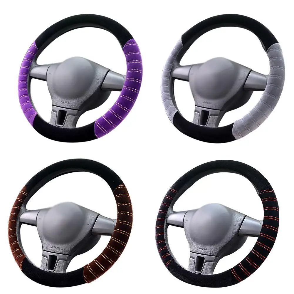 Winter Plush Steering Wheel Cover Autumn And Winter Short Fiber Bamboo Section Warm Non-Slip No Pilling Car Steering Wheel Cover
Winter Plush Steering Wheel Cover Autumn And Winter Short Fiber Bamboo Section Warm Non-Slip No Pilling Car Steering Wheel Cover
