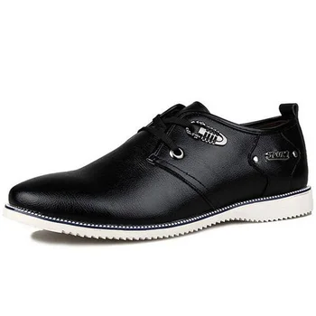 Men Flat Shoes Fashion Genuine Leather Lace Up Men Shoes Business Shoes Casual Plain Round Toe Oxfords Wedding Dress Shoes P125
Men Flat Shoes Fashion Genuine Leather Lace Up Men Shoes Business Shoes Casual Plain Round Toe Oxfords Wedding Dress Shoes P125