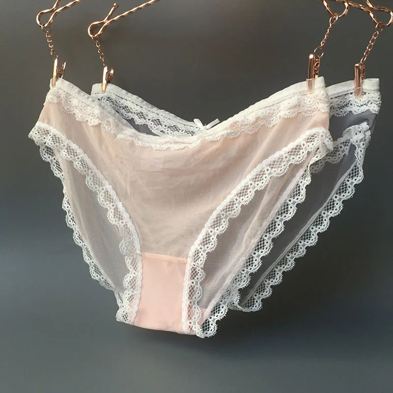 New arrival women's lace briefs large size sexy panties transparent ladies underwear Plus Size Pink Black Gray #20
New arrival women's lace briefs large size sexy panties transparent ladies underwear Plus Size Pink Black Gray #20