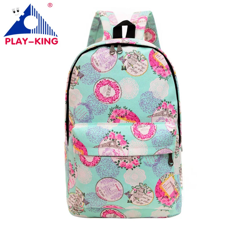 PLAYKING Fashion Cat School Backpack Female Women Bag Canvas Printing Backpacks For Girls Teenagers Women Schoolbag 2018 Flower
PLAYKING Fashion Cat School Backpack Female Women Bag Canvas Printing Backpacks For Girls Teenagers Women Schoolbag 2018 Flower