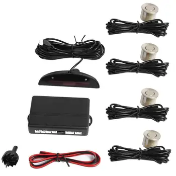 VODOOL Car Parking Radar Monitor Detector System Car Auto Parktronic LED Display Parking Sensor With 4 Sensors Reverse Backup
VODOOL Car Parking Radar Monitor Detector System Car Auto Parktronic LED Display Parking Sensor With 4 Sensors Reverse Backup