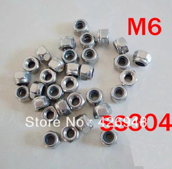New 750pcs M6 Stainless steel nylon lock nut SUS304 self locking nut,SS304 Non-slip nuts,DIN985 standard
New 750pcs M6 Stainless steel nylon lock nut SUS304 self locking nut,SS304 Non-slip nuts,DIN985 standard