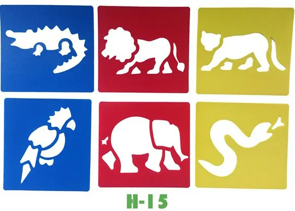 6PCS/LOT.Snake crocodile animals template stencil Kids art board Early learning educational toy Party favor 14x15cm 18 design
6PCS/LOT.Snake crocodile animals template stencil Kids art board Early learning educational toy Party favor 14x15cm 18 design