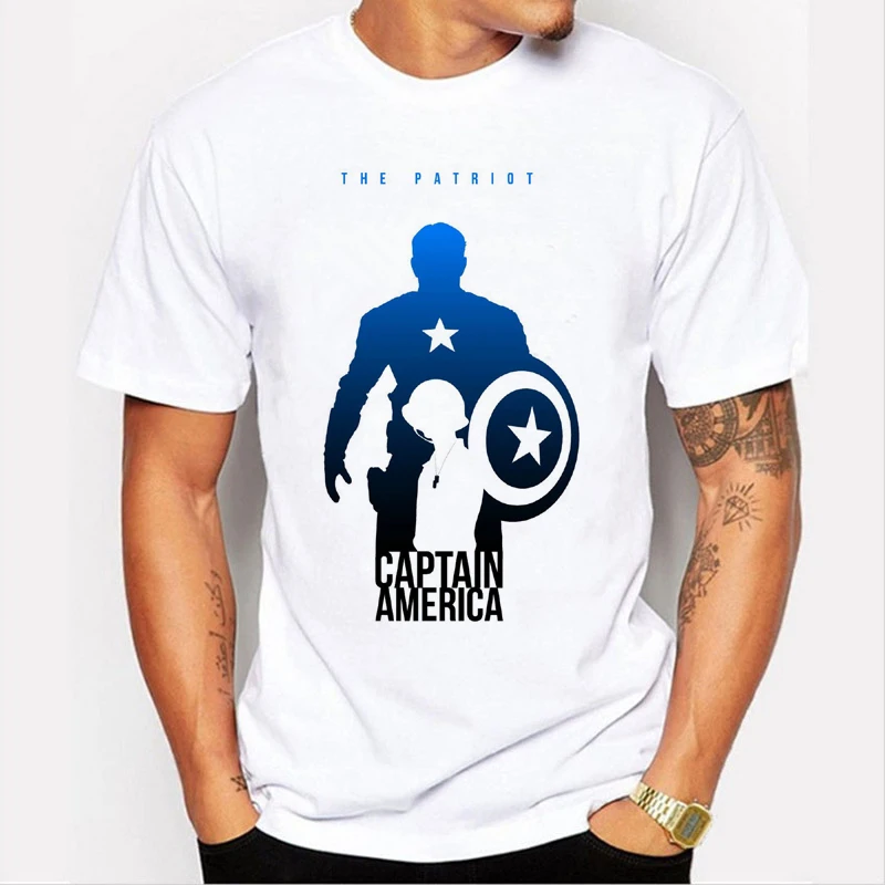 2018 New Captain America Mens T Shirts 3D Printed T-shirts Men Avengers iron man Civil War Tee Clothing Male Tops 89-3#
2018 New Captain America Mens T Shirts 3D Printed T-shirts Men Avengers iron man Civil War Tee Clothing Male Tops 89-3#