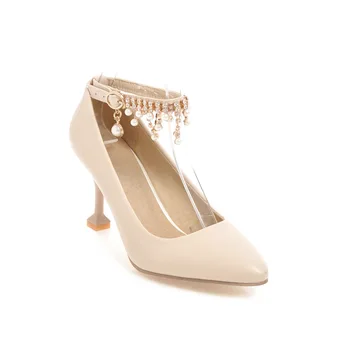 2018 new age season sexy high-heeled pointed mouth shallow tassel 46 single shoe size code 33-18317
2018 new age season sexy high-heeled pointed mouth shallow tassel 46 single shoe size code 33-18317