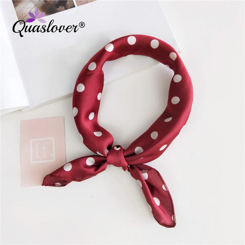 Quaslover 50*50cm Fashion Women's Scarf Small Square Women Scarves Elegant Retro Multi-using Scarf Head Neck Scarf for Ladies
Quaslover 50*50cm Fashion Women's Scarf Small Square Women Scarves Elegant Retro Multi-using Scarf Head Neck Scarf for Ladies