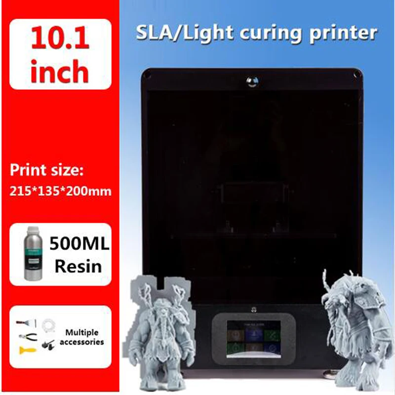 

IGRARK T200 SLA/DLP/LCD 3D Printer 215*135*200mm print volume high Precision 2K diy Impresora 405nm UV Resin