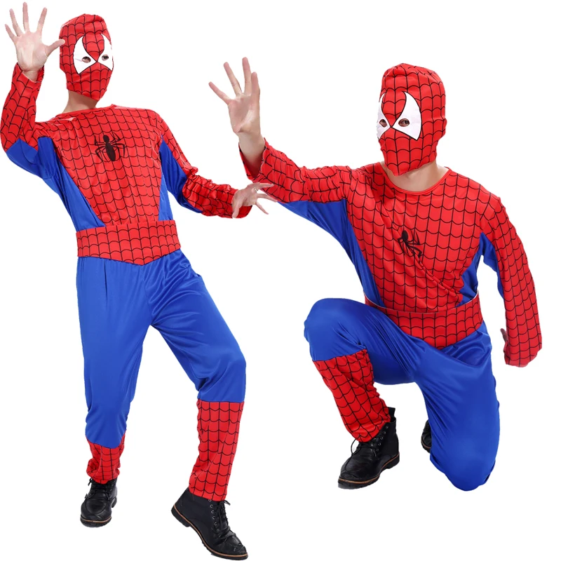 Free shipping Halloween costume Cosplay Spiderman adult male adult Spiderman Hero Costume Masquerade
Free shipping Halloween costume Cosplay Spiderman adult male adult Spiderman Hero Costume Masquerade