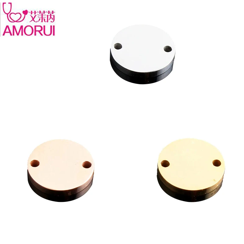 10mm Circle Round Disc Necklace Bracelet Pendant Women/Men Rose Gold/Silver Color Stainless Steel Accessories
10mm Circle Round Disc Necklace Bracelet Pendant Women/Men Rose Gold/Silver Color Stainless Steel Accessories