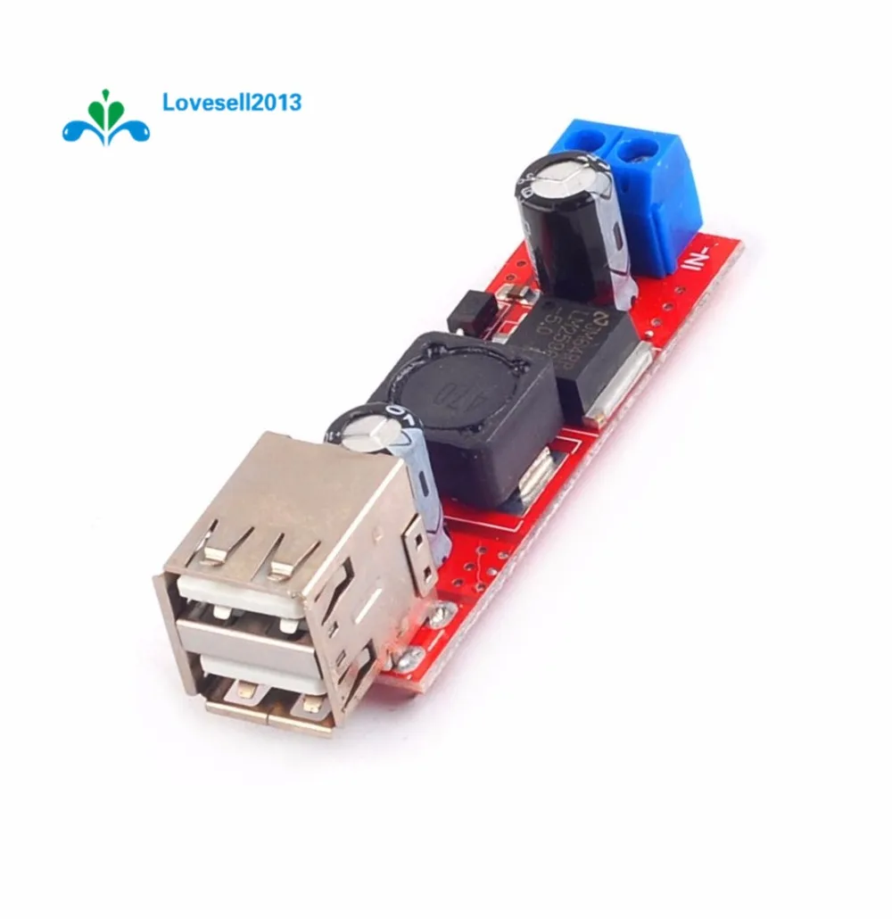 1PCS DC 6V-40V To 5V 3A Double USB Charge DC-DC Step-down Converter Module High Quality Hot Selling
1PCS DC 6V-40V To 5V 3A Double USB Charge DC-DC Step-down Converter Module High Quality Hot Selling