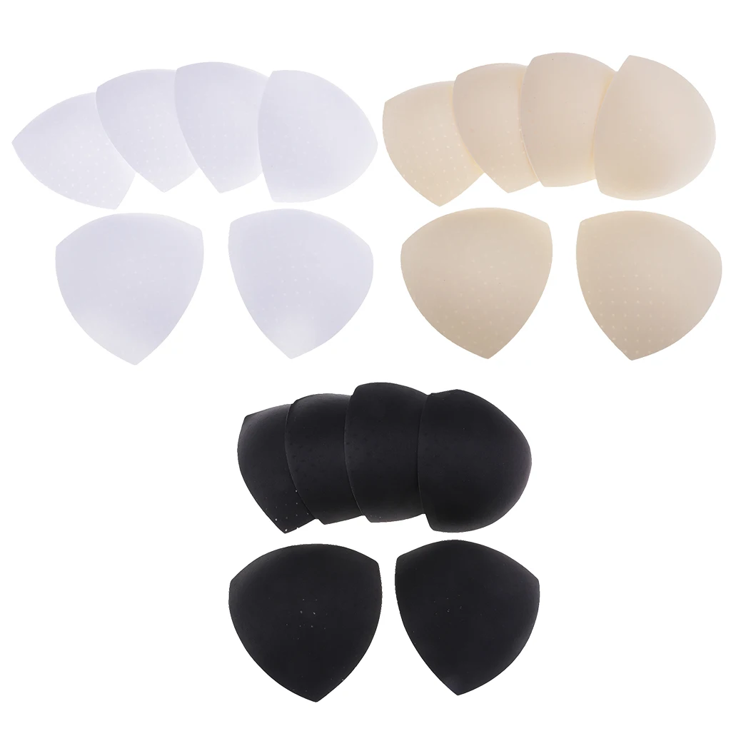 3 Pairs Triangle Inserts Pads Cup Bra Women Sports Enhancer Yoga Bikini Swimsuit 3 Pairs Triangle Inserts Pads Cup Bra Women Sports Enhancer Yoga Bikini Swimsuit