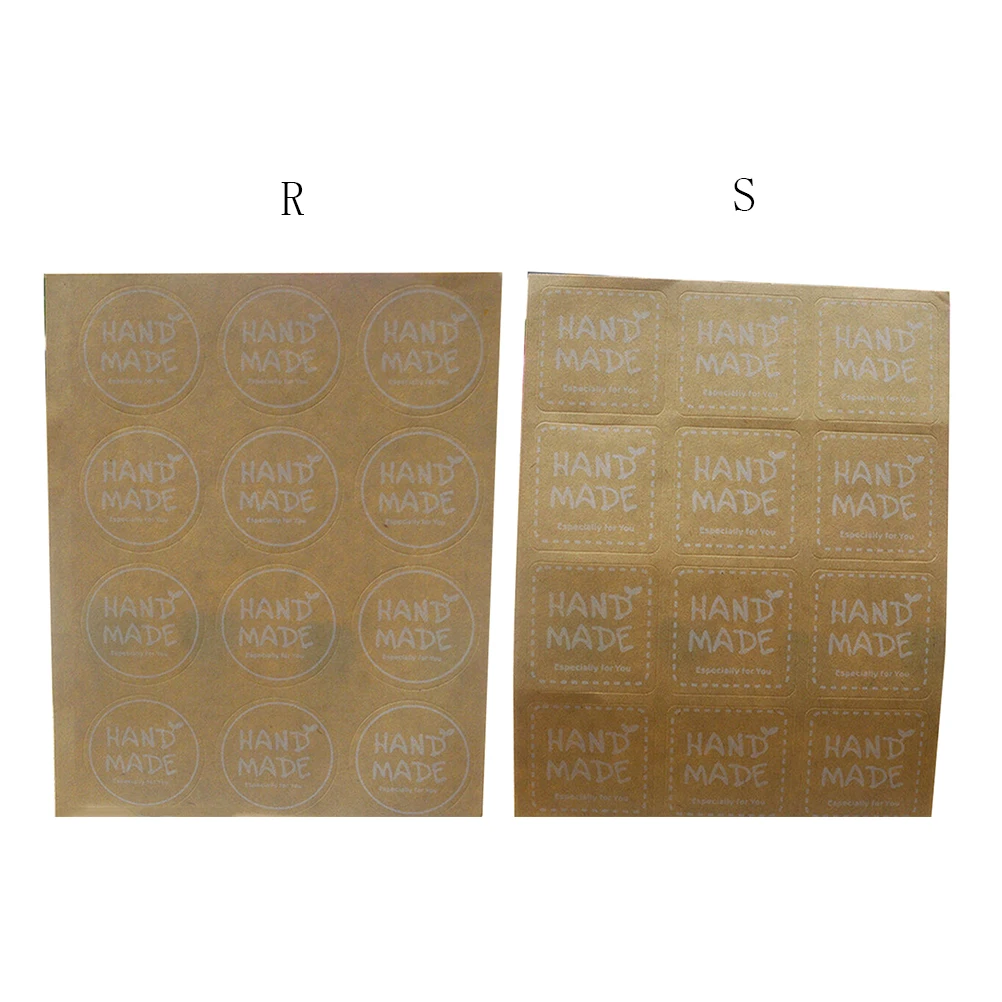 120pcs/10sheet Round Square White Hand Made Stickers Kraft Label Sticker DIY Handmade For Gift Cake Baking Sealing Sticker
120pcs/10sheet Round Square White Hand Made Stickers Kraft Label Sticker DIY Handmade For Gift Cake Baking Sealing Sticker