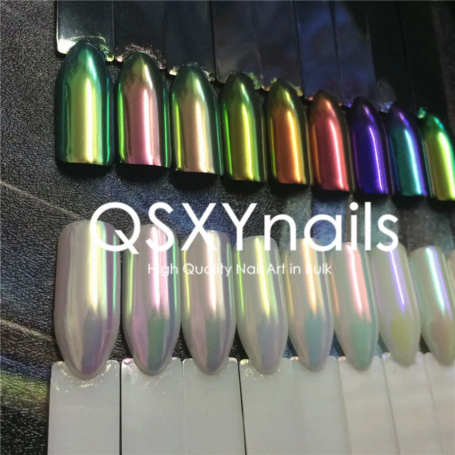 WHOLESALE 50g Finest Aurora Pigment Neon Powder Mermaid Unicorn Chrome Mirror Glitter Smooth Rubbing for Nail Art Decoration
WHOLESALE 50g Finest Aurora Pigment Neon Powder Mermaid Unicorn Chrome Mirror Glitter Smooth Rubbing for Nail Art Decoration