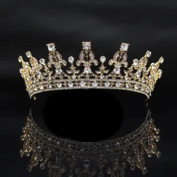 Silver Color Gold Color Crystal Princess Diadem Headdress Rhinestone Bride Crown Tiara Wedding Hair Accessories Jewelry JL
Silver Color Gold Color Crystal Princess Diadem Headdress Rhinestone Bride Crown Tiara Wedding Hair Accessories Jewelry JL