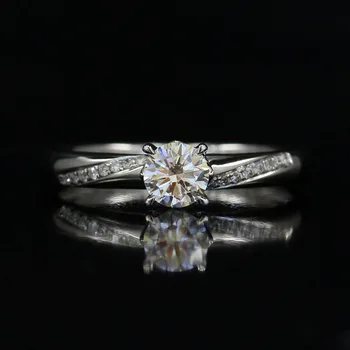 LASAMERO 0.31CT FG/SI Round Cut Love Modern Natural Diamond Ring For Women 18k White Gold Certified Engagement Wedding Ring
LASAMERO 0.31CT FG/SI Round Cut Love Modern Natural Diamond Ring For Women 18k White Gold Certified Engagement Wedding Ring