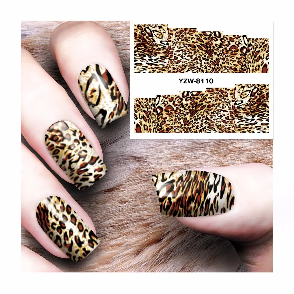 LCJ DIY Nail Water Decals Leopard Designs Transfer Stickers Nail Art Sticker Tattoo Decals 8110
LCJ DIY Nail Water Decals Leopard Designs Transfer Stickers Nail Art Sticker Tattoo Decals 8110