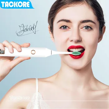 Tackore Electric Tooth Brush Display USB Rechargeable DuPont Brush Ultrasonic Whitening Teeth IPX7 Waterproof LED Display
Tackore Electric Tooth Brush Display USB Rechargeable DuPont Brush Ultrasonic Whitening Teeth IPX7 Waterproof LED Display
