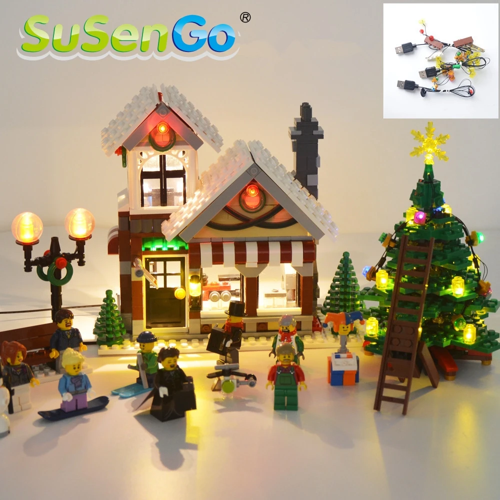 SuSenGo Led Light Kit For 10249 Creator Winter Toy Shop Building Block Christmas Toy 36002 39015 Lighting Set NO Blocks Model
SuSenGo Led Light Kit For 10249 Creator Winter Toy Shop Building Block Christmas Toy 36002 39015 Lighting Set NO Blocks Model
