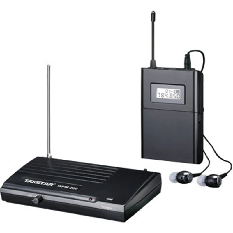 Wholesale - New TAKSTAR WPM-200/WPM200 In Ear Professional Stage Wireless Monitor System 1 receiver 1 transmitter 1 earphone
Wholesale - New TAKSTAR WPM-200/WPM200 In Ear Professional Stage Wireless Monitor System 1 receiver 1 transmitter 1 earphone