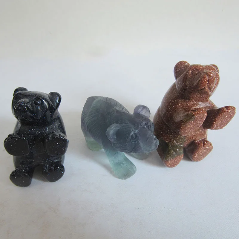 MJP Hand Carved Lovely Natural Rock Fluorite And Goldsand Quartz Crystal Bear For Wholesale Price
MJP Hand Carved Lovely Natural Rock Fluorite And Goldsand Quartz Crystal Bear For Wholesale Price