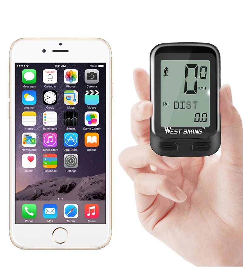 WEST BIKING LED Waterproof Bicycle Computer Wireless 5 Language Cycling Bike Odometer Stopwatch Speedometer 2.1in Bike Computer WEST BIKING LED Waterproof Bicycle Computer Wireless 5 Language Cycling Bike Odometer Stopwatch Speedometer 2.1in Bike Computer