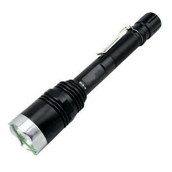 

Pailide 350 lumen aluminum alloy long shot T6 lamp bead Patrol torch with 2 pcs 18650 hard Strong Light led portable flashlight