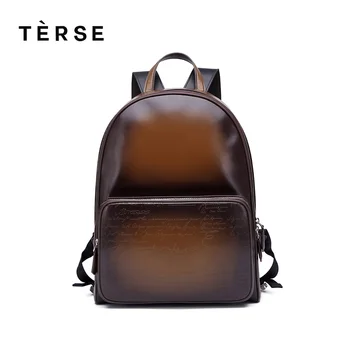 TERSE New Backpacks Fashion men women leather backpack soft leather handmade bag pack genuine leather backpack large capacity
TERSE New Backpacks Fashion men women leather backpack soft leather handmade bag pack genuine leather backpack large capacity