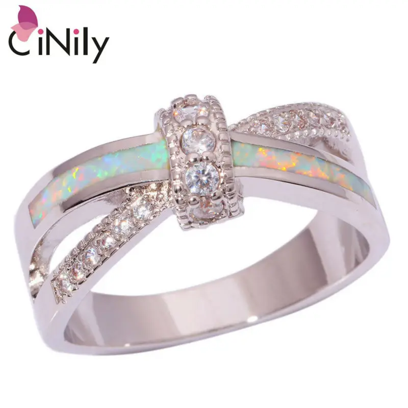CiNily Created White Fire Opal Cubic Zirconia Silver Plated Wholesale Fashion Wedding for Women Jewelry Ring Size 5-12 OJ8638
CiNily Created White Fire Opal Cubic Zirconia Silver Plated Wholesale Fashion Wedding for Women Jewelry Ring Size 5-12 OJ8638