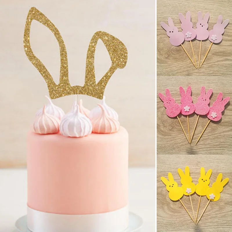 New Paper Felt Cake Cupcake Topper Easter Party Decorations Bunny Ears Magic Hat Rabbit Dessert Flag Cake Top Flag Decor
New Paper Felt Cake Cupcake Topper Easter Party Decorations Bunny Ears Magic Hat Rabbit Dessert Flag Cake Top Flag Decor