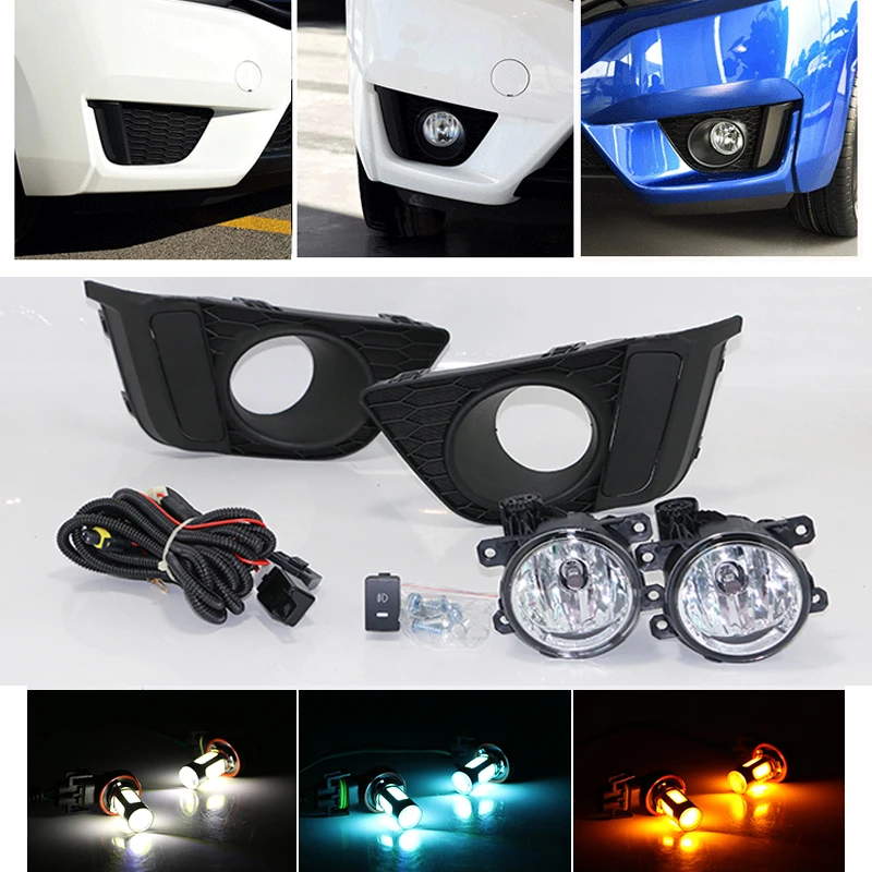 CAPQX For HONDA FIT GK5 2014 2015 2016 LED front bumper fog light foglight foglamp with wire 33950-T6P-H01 33900-T6P-H01
CAPQX For HONDA FIT GK5 2014 2015 2016 LED front bumper fog light foglight foglamp with wire 33950-T6P-H01 33900-T6P-H01