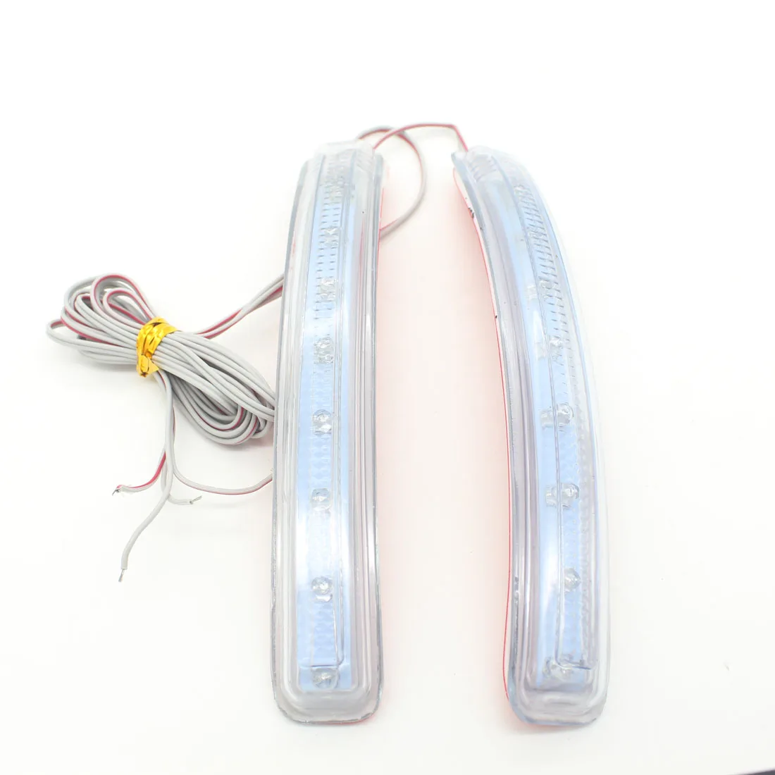 2X Rearview Mirror Light Outer Mirror Car Back DRL Daytime Running Light Decoration Universal