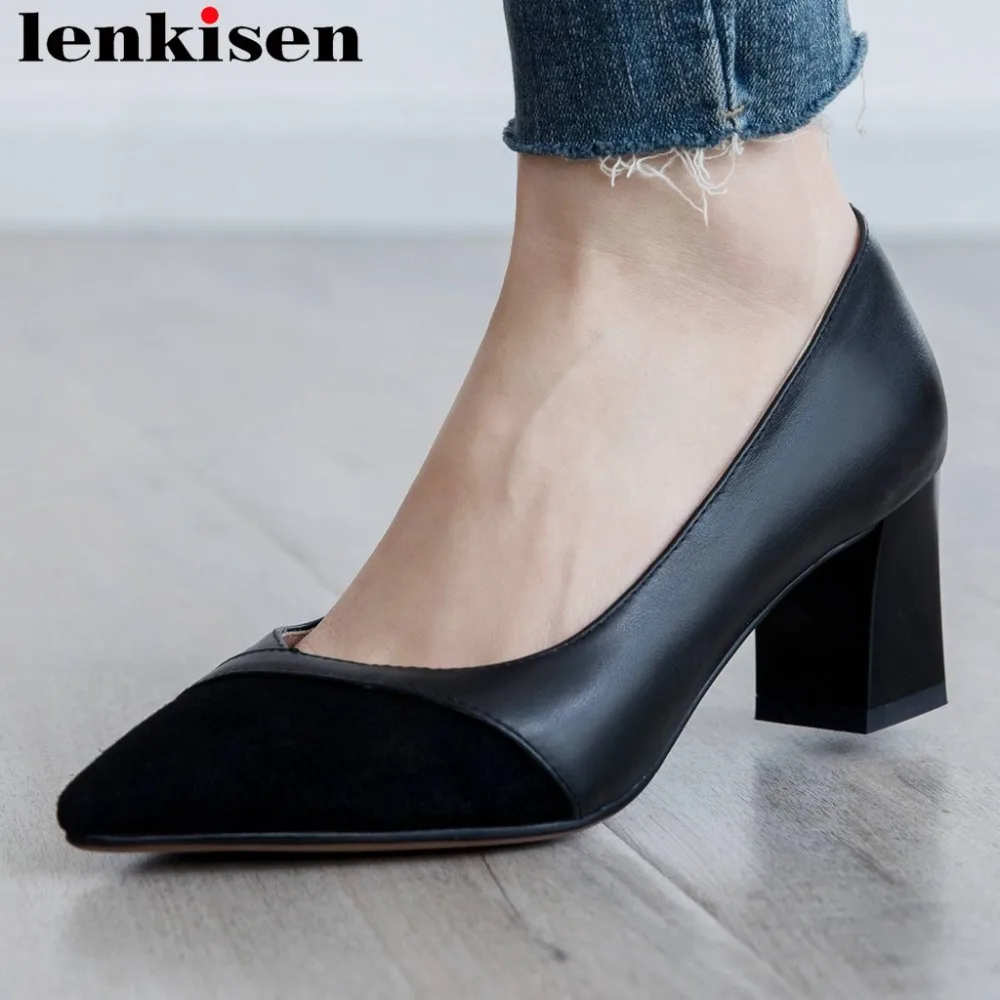Lenkisen European style high heels full grain leather fashion runway mature women pumps office lady clubwear dating shoes L89
Lenkisen European style high heels full grain leather fashion runway mature women pumps office lady clubwear dating shoes L89