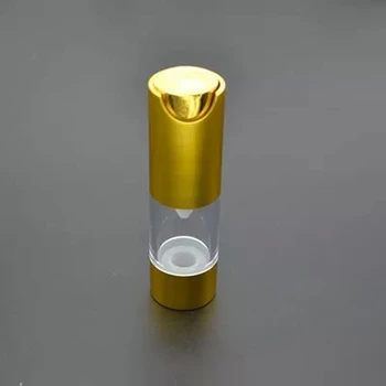 Free shipping 10ml high quality gold color airless bottles, UV coating refillable lotion bottles,press bottle
Free shipping 10ml high quality gold color airless bottles, UV coating refillable lotion bottles,press bottle