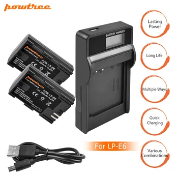 2X LP-E6 LPE6 LP E6 Rechargeable Camera Battery+Charger with LED for Canon 5D Mark II Mark III EOS6D 7D 60D 60Da 70D 80D L10
2X LP-E6 LPE6 LP E6 Rechargeable Camera Battery+Charger with LED for Canon 5D Mark II Mark III EOS6D 7D 60D 60Da 70D 80D L10
