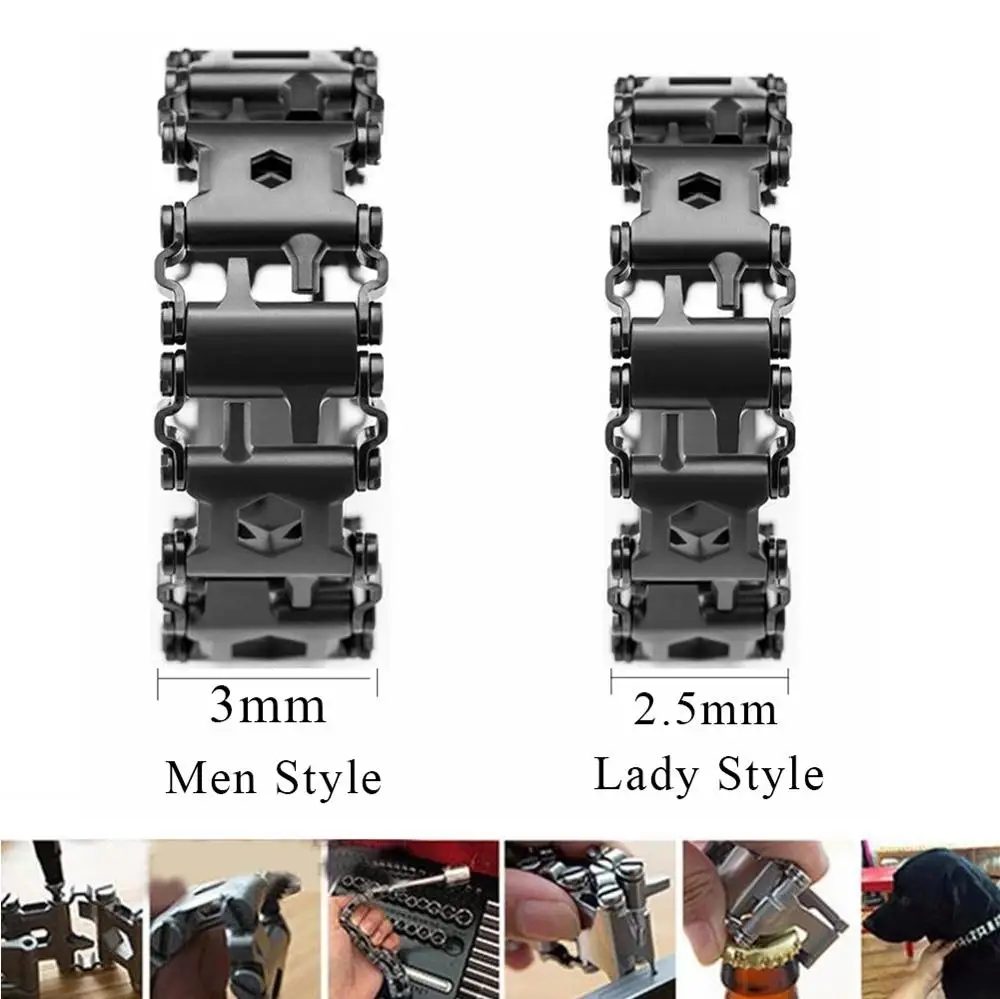 29 In 1 Outdoor Spliced Bracelet Multifunctional Wearing Screwdriver Tool Hand Chain Field Survival Bracelet
29 In 1 Outdoor Spliced Bracelet Multifunctional Wearing Screwdriver Tool Hand Chain Field Survival Bracelet