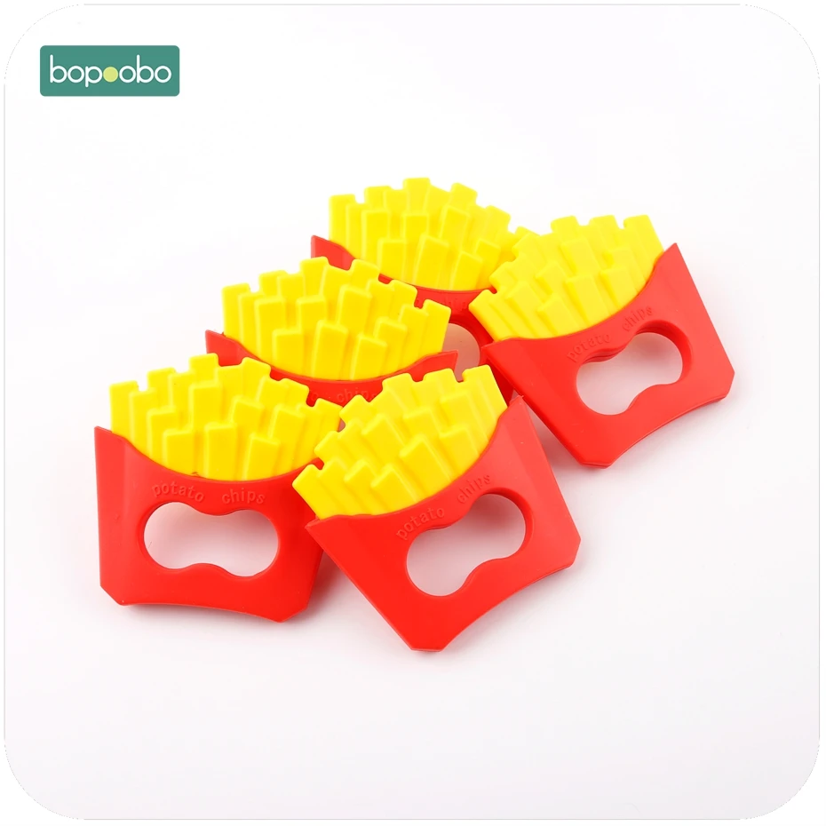 Bopoobo Baby Crib Toy 5pc Potato Chips Food Grade French Fries BPA Free Silicone Teething Beads Baby Rattles Nursing Teether
Bopoobo Baby Crib Toy 5pc Potato Chips Food Grade French Fries BPA Free Silicone Teething Beads Baby Rattles Nursing Teether