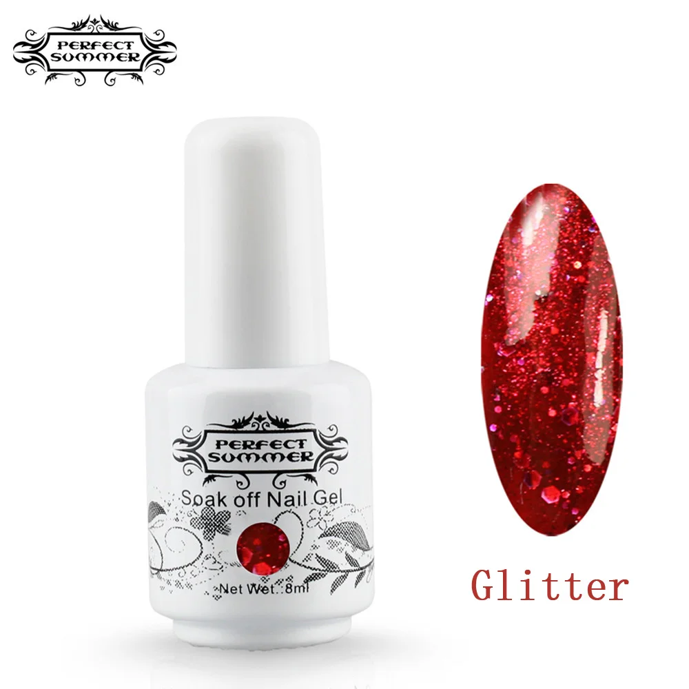 Perfect Summer Glitter Nail Gel Polish Manicure 60 Colors Gel Polish Nail Art 18 Days Long Lasting UV LED Soak off Gel Lacquer
Perfect Summer Glitter Nail Gel Polish Manicure 60 Colors Gel Polish Nail Art 18 Days Long Lasting UV LED Soak off Gel Lacquer