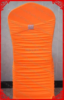 NO.40 Neon Orange Ruffled Lycra Chair Covers With Band And Silver Diamond Mesh Buckle For Wedding Decoration & Party
NO.40 Neon Orange Ruffled Lycra Chair Covers With Band And Silver Diamond Mesh Buckle For Wedding Decoration & Party
