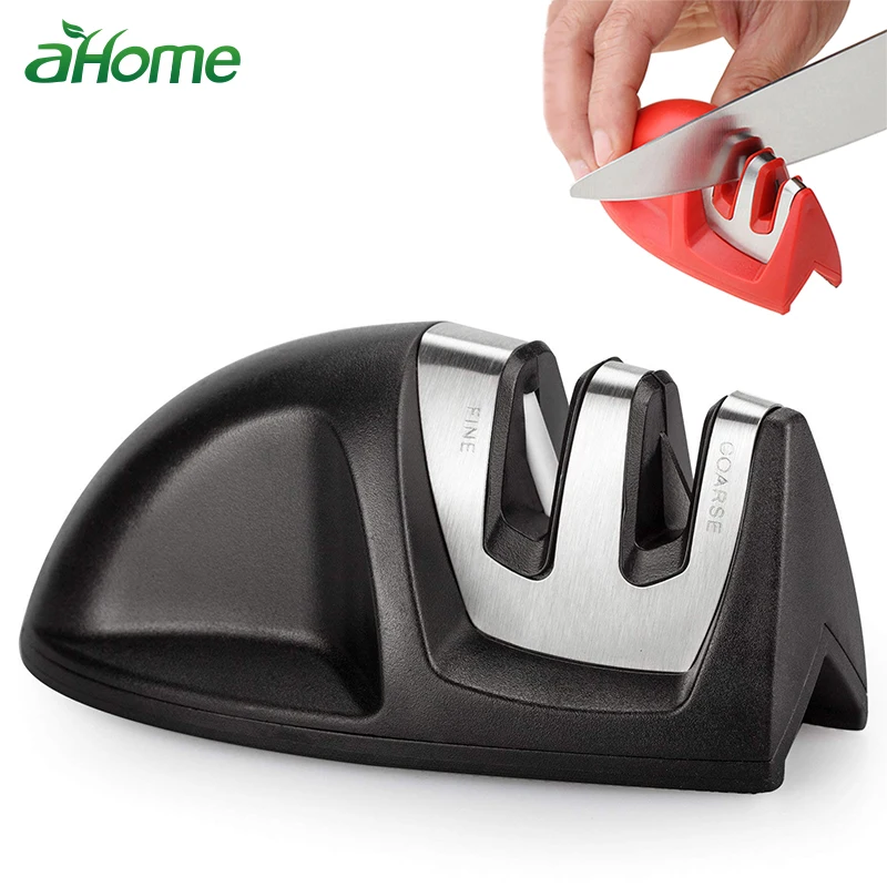Knife Sharpener 2-Stage Diamond Coated Wheel Sharpening Stone Fast Safe and Easy Sharpening Tool for Kitchen Dull Knives
Knife Sharpener 2-Stage Diamond Coated Wheel Sharpening Stone Fast Safe and Easy Sharpening Tool for Kitchen Dull Knives