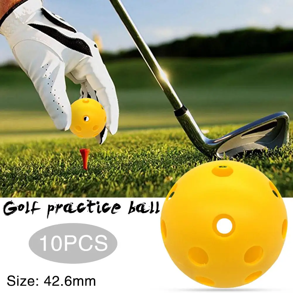 10 PCS Multiple Holes Golf Practice Ball Pickleball Indoor Golf Ball For Pitching Batting Throwing Catching Practice
10 PCS Multiple Holes Golf Practice Ball Pickleball Indoor Golf Ball For Pitching Batting Throwing Catching Practice