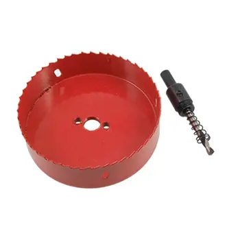 WSFS Hot 120mm Diameter Bimetal Hole Cutter Cutting Holesaw Red 
WSFS Hot 120mm Diameter Bimetal Hole Cutter Cutting Holesaw Red