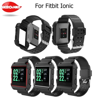 New 2 in 1 Sport Silicone Resilient Shockproof Protective Frame Case+ Watch Band Wrist Strap bracelet for Fitbit Ionic watchBand
New 2 in 1 Sport Silicone Resilient Shockproof Protective Frame Case+ Watch Band Wrist Strap bracelet for Fitbit Ionic watchBand