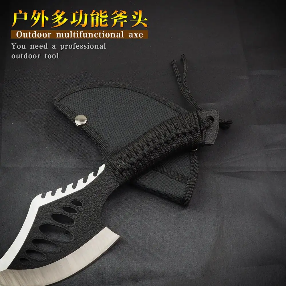 Multi-function Axe Outdoor Camping Survival Mountain Axe Mountaineering Rescue Tool High Hardness Sharp Small Hand Axe
Multi-function Axe Outdoor Camping Survival Mountain Axe Mountaineering Rescue Tool High Hardness Sharp Small Hand Axe