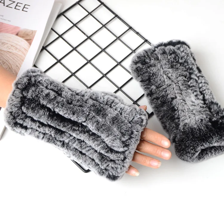 895623 Winter accessories for women Rex Rabbit Fur Mittens Hand knitted gloves ladies half finger wristbands thermal gloves
895623 Winter accessories for women Rex Rabbit Fur Mittens Hand knitted gloves ladies half finger wristbands thermal gloves