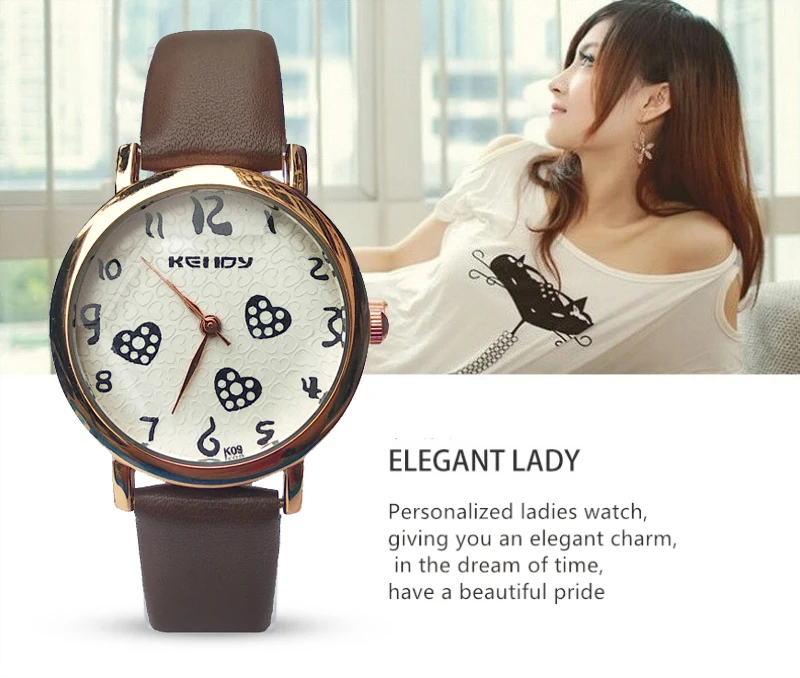 New Love Ladies Quartz Watch Fashion Leather Strap Life Waterproof Girls Students Watches Woman Birthday Gift Clock Reloj Mujer
New Love Ladies Quartz Watch Fashion Leather Strap Life Waterproof Girls Students Watches Woman Birthday Gift Clock Reloj Mujer