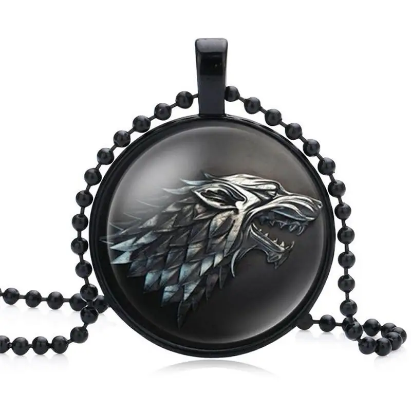 2019 Game of thrones COLLAR NECKLACE Stark house Wolf head winter glass cabochon beaded chain necklace men's jewelry
2019 Game of thrones COLLAR NECKLACE Stark house Wolf head winter glass cabochon beaded chain necklace men's jewelry