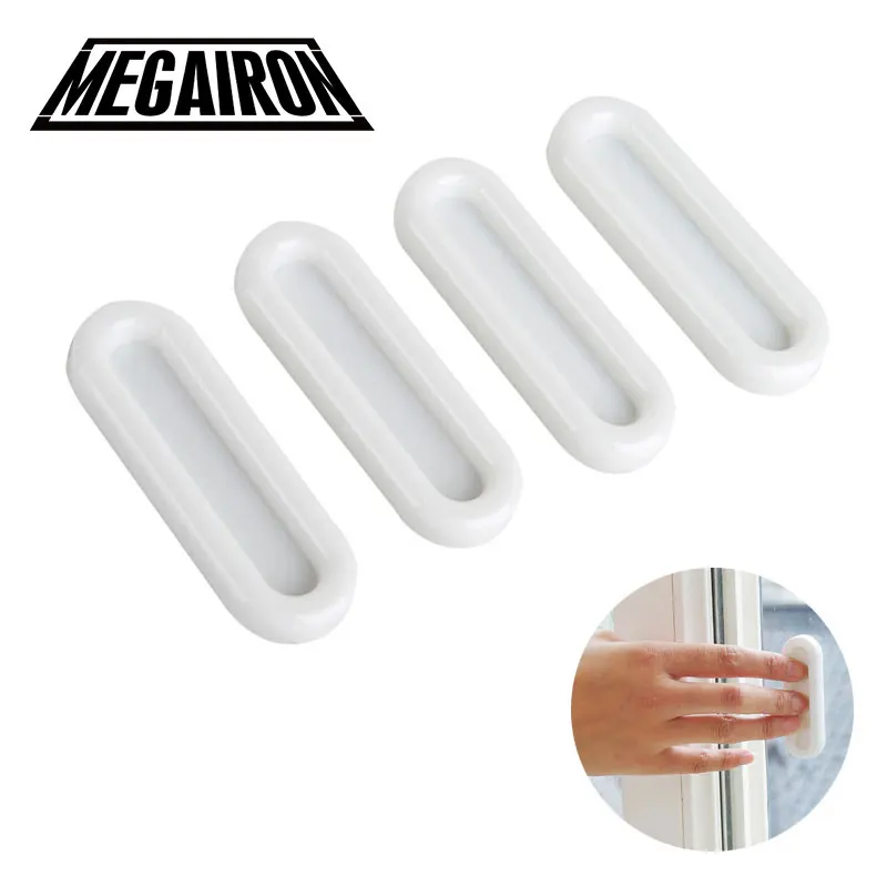 MEGAIRON 4pcs Paste Open Sliding Door Handles for Interior Window Cabinet Drawer Wardrobe Pull Handle Knobs Furniture Tools
MEGAIRON 4pcs Paste Open Sliding Door Handles for Interior Window Cabinet Drawer Wardrobe Pull Handle Knobs Furniture Tools